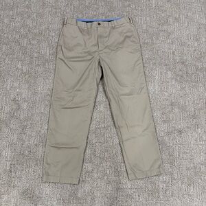 Brooks Brothers Clark Lightweight Advantage Chino Pants Mens 35x30 Beige Cotton